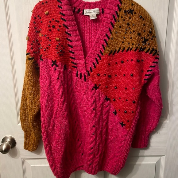 Vintage Bright Sweater - Picture 1 of 17